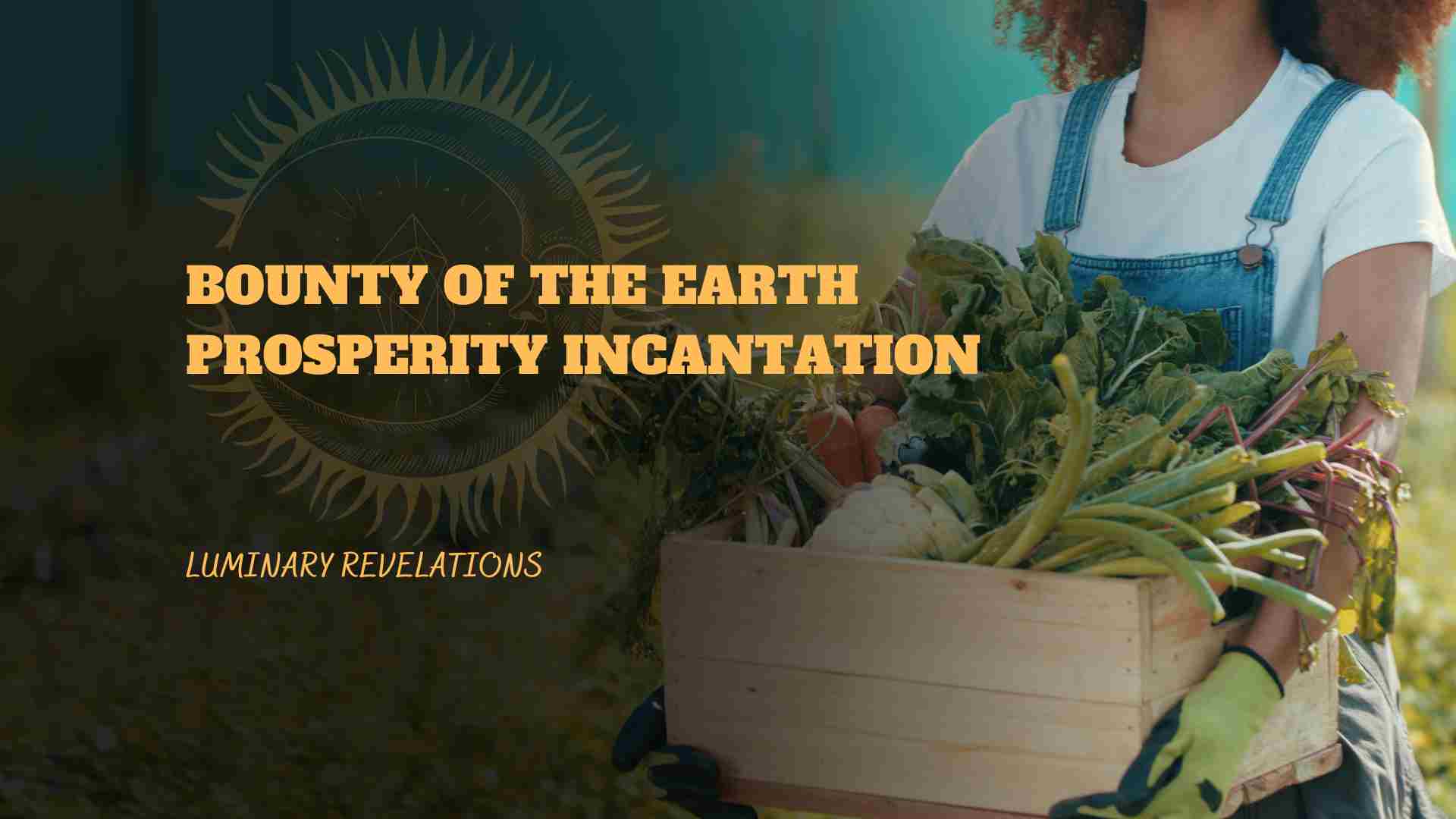 🌾 Luminary Revelations - Bounty of the Earth: Prosperity Incantation 🌾 Ingredients: 1 Green Candle (symbolizing growth and prosperity) A Sprig of Basil (for abundance and prosperity) A Pyrite Crystal (for attracting wealth and abundance) A Handful of Wheat or Barley (symbolizing prosperity and fertility) A Coin (representing financial abundance) Instructions: Prepare your sacred space by placing the green candle in front of you and arranging the other ingredients nearby. Light the green candle, allowing its vibrant flame to fill the space with the energy of growth and prosperity. Hold the sprig of basil in your hands, feeling its energy of abundance and prosperity. Whisper these words over the basil: "Basil's bounty, green and lush, bring prosperity in a rush." Place the sprig of basil beside the candle, invoking its essence to attract abundance into your life. Hold the pyrite crystal in your hands, charging it with the intention of attracting wealth and abundance. Place the pyrite crystal beside the basil, allowing its energy to amplify the spell's effectiveness. Take a handful of wheat or barley and sprinkle it around the candle, symbolizing the bountiful harvest of prosperity. Place the coin beside the candle, symbolizing financial abundance and prosperity. Close your eyes and visualize yourself surrounded by a golden aura of prosperity, feeling the abundance flowing into your life. Repeat the following incantation: 🌾 Bounty of the Earth: Prosperity Incantation 🌾 By the power of Earth and sky, Prosperity now draws nigh. Green candle burning, strong and bright, Bring abundance with your light. Basil's bounty, rich and pure, Prosperity now I ensure. Pyrite's gleam, wealth untold, Attract to me riches, manifold. Wheat and barley, grains of gold, Prosperity's story now unfolds. Coin of wealth, in my hand, Abundance flows, as I command. By the Earth's bounty, by the sky's grace, Prosperity fills this sacred space. Blessings of abundance, now I see, As I will it, so mote it be. Let the candle burn for a while, allowing its energy to continue to infuse the spell. Once you feel the energy has been sufficiently charged, extinguish the candle, knowing that your intentions for prosperity have been set into motion by the universe. May the Bounty of the Earth: Prosperity Incantation bring forth abundance and prosperity into your life, manifesting your deepest desires for financial well-being. Blessed be! 🌾💰