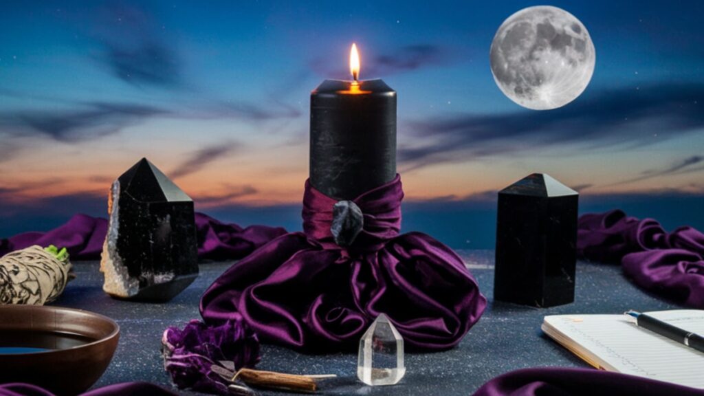 Three Quarter Moon Altar