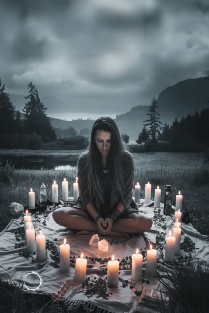 New Moon Ritual Outside