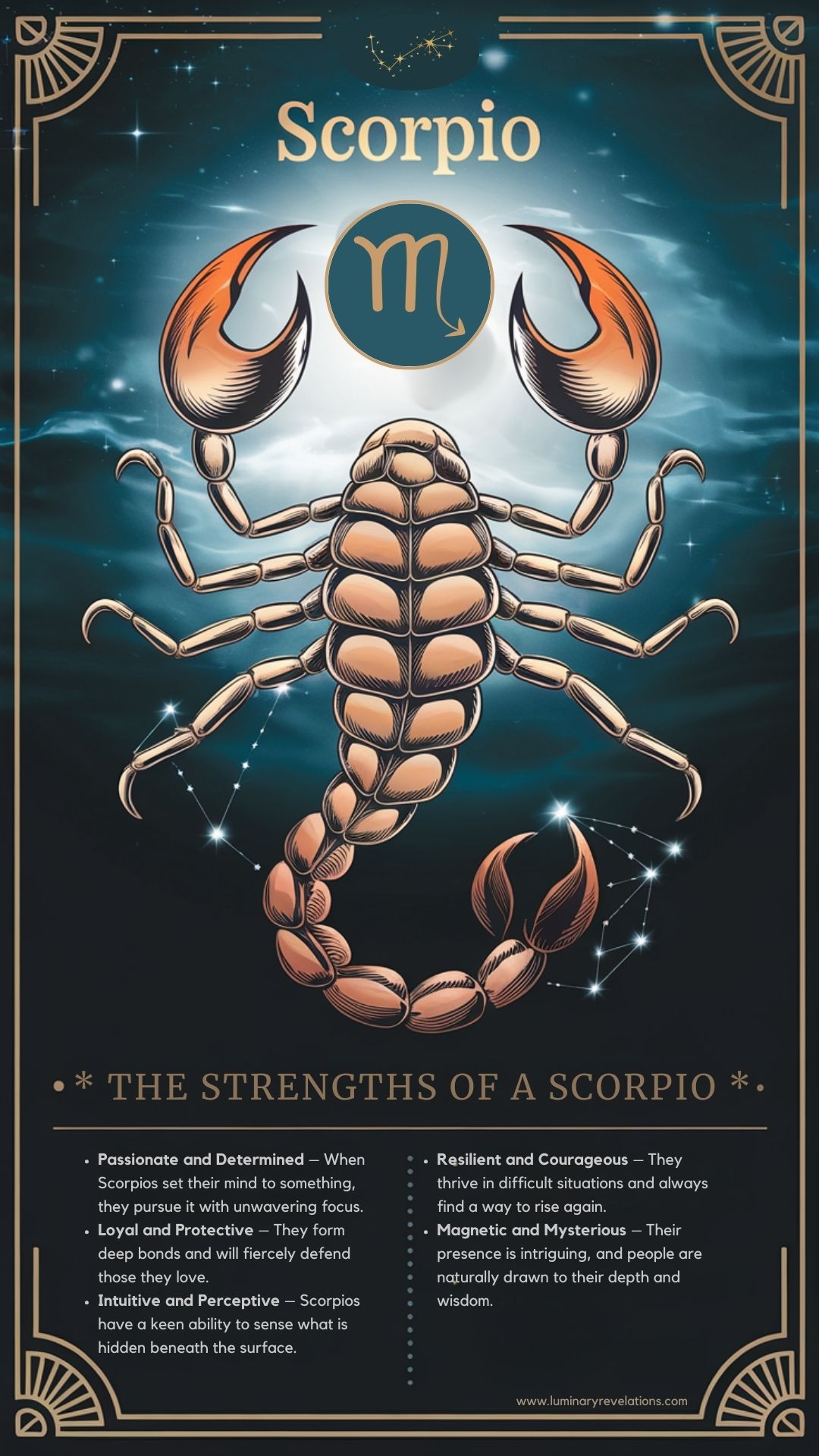 SCORPIO PERSONALITY SCORPIO PERSONALITY