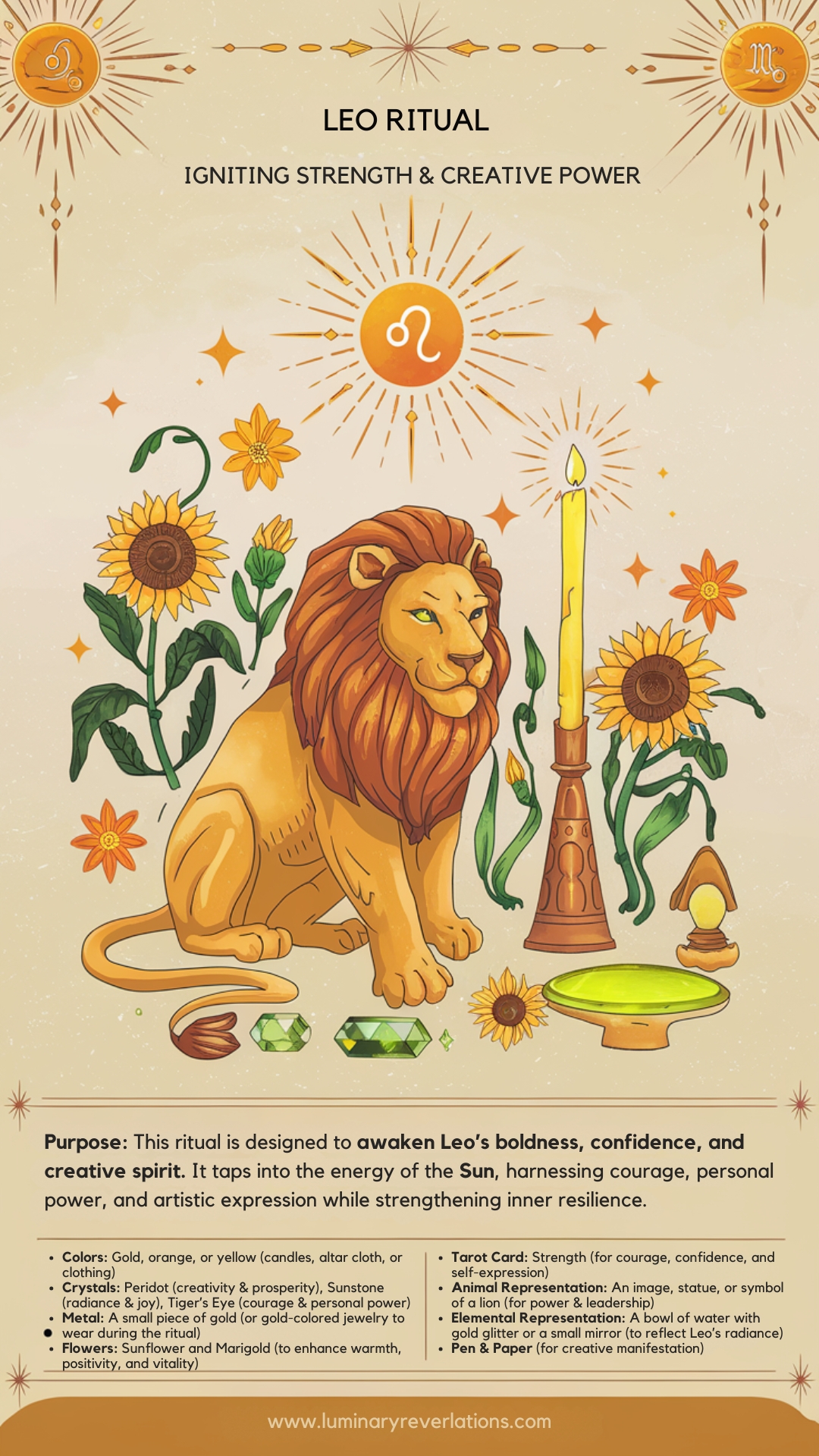 LEO RITUAL ELEMENTS