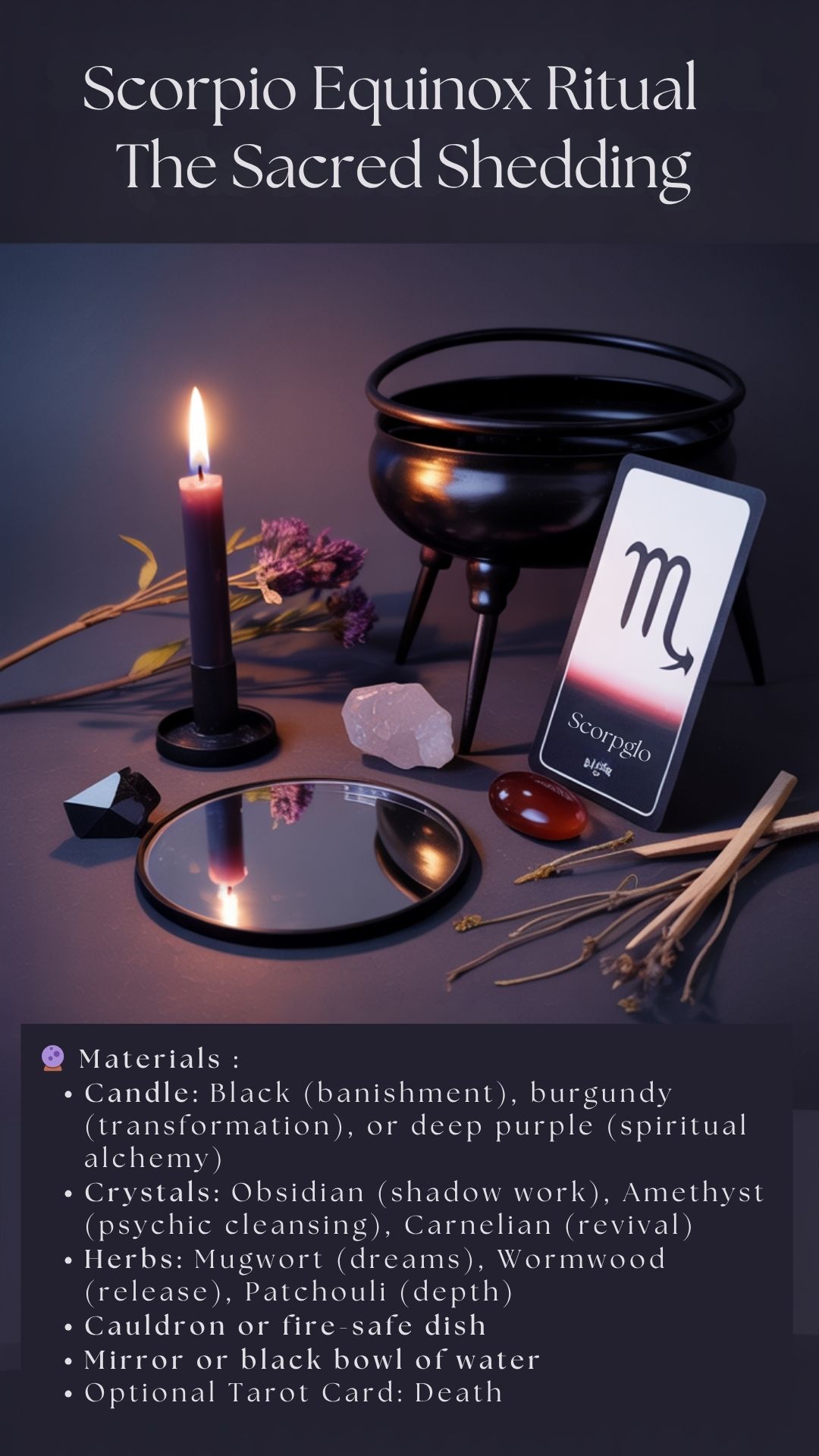 Scorpio Mabon Shedding Scorpio Mabon Shedding