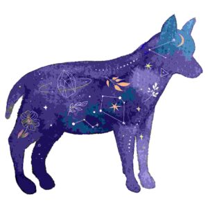 Blue Celestial Wolf